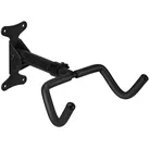 Relaxdays Fahrrad Wandhalterung, klappbar, Garage & Keller, Tragkraft 30 kg, HxBxT: 18x27x36 cm, Fahrradhalter, schwarz