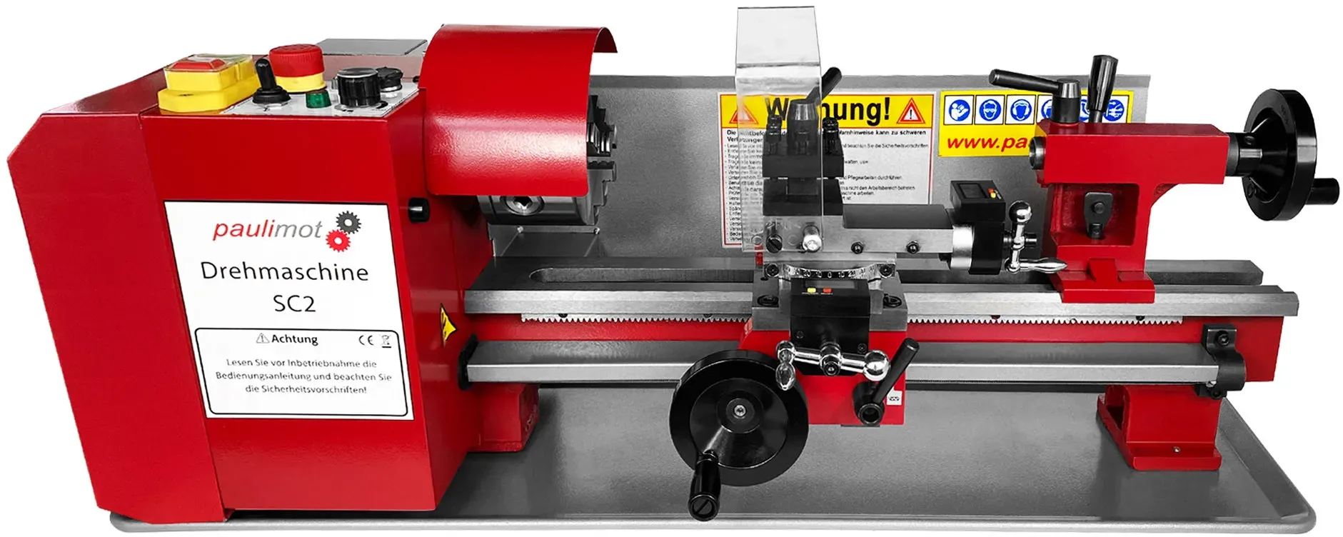 Drehmaschine SIEG SC2, 500 Watt, 400 mm Spitzenweite
