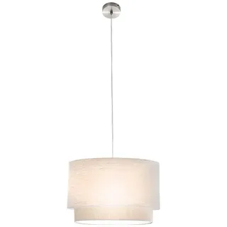 Nowa LED Hängelampe 1-flg. 40 cm rund beige Textil