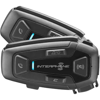 Interphone Cellularline Interphone U-com 8r Pack Intercom 2 Einheiten - Black - One Size