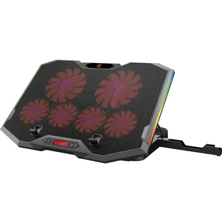 Conceptronic ERGO Gaming-Notebook Kühlständer mit 6 Lüftern