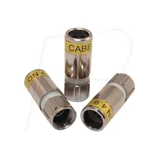 CABELCON CC 99909941-01 - F-Stecker, Kompression, TrueDrop 4.9