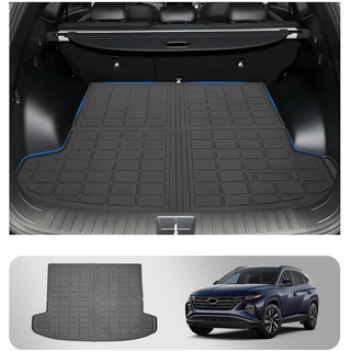SHAOHAO kompatibel mit Hyundai Tucson NX4 2022 2023 2024 2025 Auto Stiefel Schutz Matte Kofferraum Schutzmatte Auto Zubehör Stamm Stiefel Matten Pad Innen Wasserdicht Hyundai Tucson zubehör