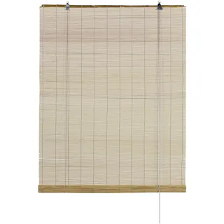 GARDINIA Bambus-Rollo 120 x 160 cm Natur/Beige