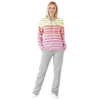 Hajo Hausanzug Damen Freizeitanzug (2 tlg) Modisches Design bunt 50