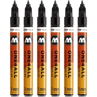 Molotow Markierstift 6 St. schwarz