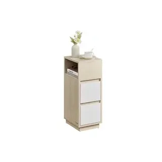VASAGLE Nachtschrank 2-teilig 40 x 30 x 50 cm Beige