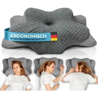 Glückstoff Orthopädisches Kissen (ERGO) grau