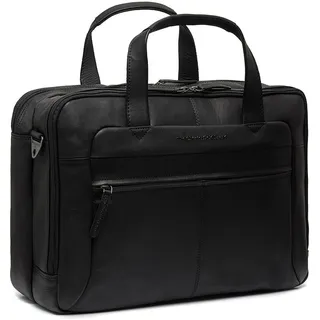 The Chesterfield Brand Wax Pull Up Aktentasche Leder 44 cm Laptopfach schwarz