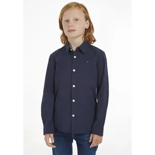 Tommy Hilfiger Kids Kids Solid Langarmhemd Twilight Navy 16 Jahre