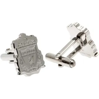 Liverpool FC Herren Edelstahl Manschettenknöpfe (Einheitsgröße) (Silber)