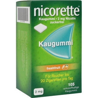 Nicorette Freshfruit 2 mg Kaugummi 105 St.