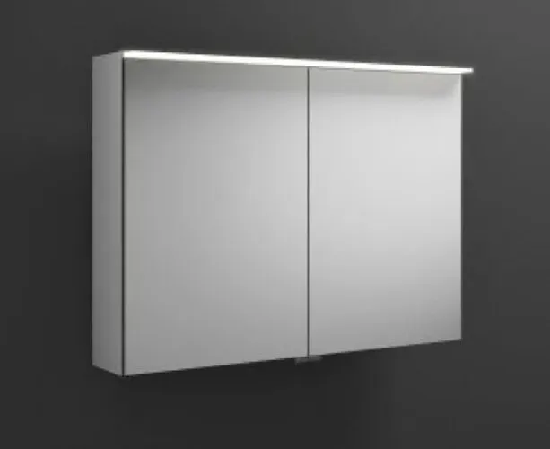 burgbad Junit Spiegelschrank mit horizontaler LED-Aufsatzleuchte, Breite: 900mm, SPIY090