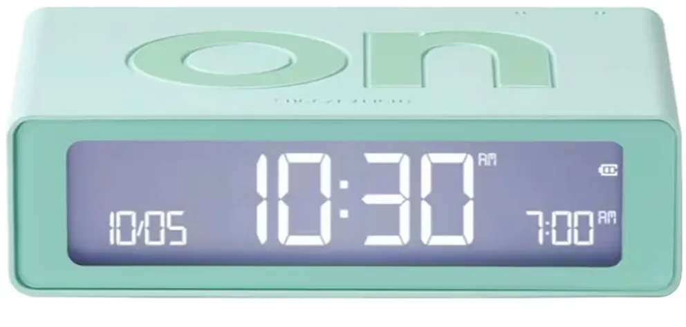 Lexon LR158M1 Digitalwecker Flip Mini Mint