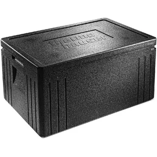 Thermohauser EPP-Thermobox, GN 1/1, Eco Line schwarz, 45 Liter, Kunststoff EPP, 60 x 40 x 30,5 cm