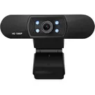 Steelplay Pro HD Streamers 4 in 1 Pack Mikrofon + Webcam + Greenscreen + Stative (2 Mpx), Webcam, Schwarz