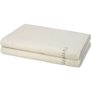 Saunatuch 2 x 80 x 200 cm ivory