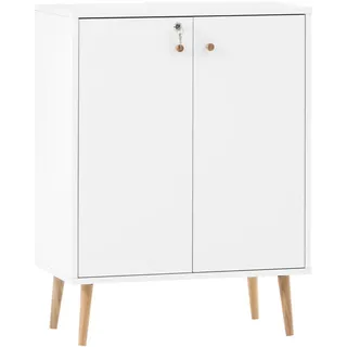 Schildmeyer Aktenschrank Jonte, 150577 kreideweiß 1 Fachboden 65,2 x 39,0 x 86,5 cm