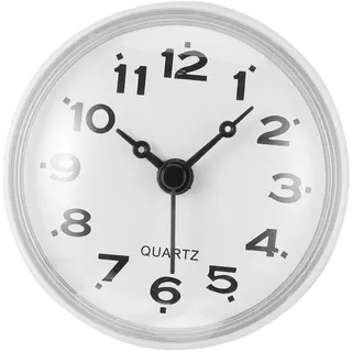 Gatuida Badezimmeruhr Aus Kunststoff Stummschalt Digitaluhr Mit Saugnapf Für Badezimmer Und Küche