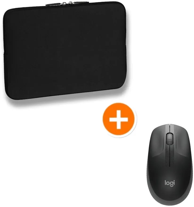 Pedea Trend Notebook-Sleeve + Logitech M190 Wireless Mouse