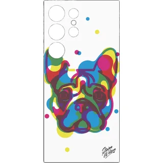 Samsung Artist Steven Wilson Flipsuit Card für das Galaxy S24 Ultra Silber, Blau Und Pink