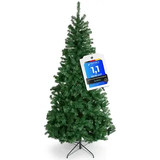 Blumtal künstlicher Weihnachtsbaum 180cm - Weihnachtsbaum künstlich mit naturgetreuen PVC-Nadeln + Stellfuß - Weihnachtsbaum künstlich 180 - Christbaum - Tannenbaum künstlich 180 cm -Tannenbaum 180 cm