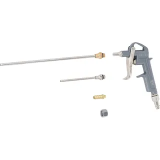 BGS Druckluft-Ausblaspistole Alu-Druckguss mit 3 Düsen