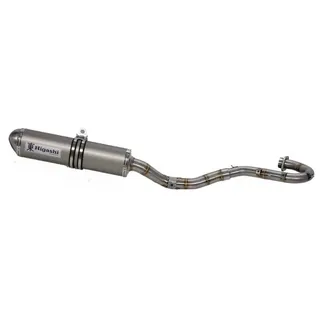 Higashi Ktm 250 Exc 2002-03 Nicht Homologiertes Vollständiges Auspuffsystem - Silver - Not Homologated