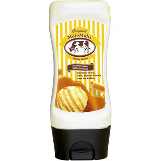 Muh-Muhs Original Muh‐Muhs Toffee Sauce 150ml – Feiner Sahne-Toffee Geschmack in praktischer Kopfstandflasche – Ideal zum Verfeinern von Desserts, Eis, Gebäck oder Kaffee (1 x 150ml)