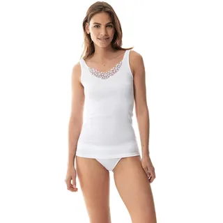Mey Tagwäsche Serie Noblesse Damen Tops breiter Träger Weiss XL(44) - XL