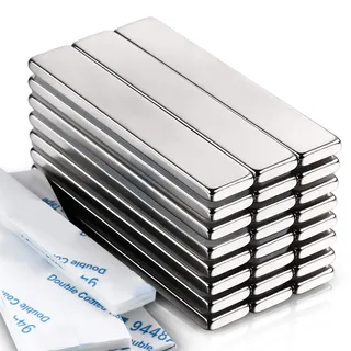 24 starke Neodym Stabmagnete Seltenerdmetall Neodym Magnet - 60 x 10 x 3 mm