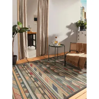 benuta Outdoorteppich Mirena, rechteckig, Höhe: 5 mm, Kunstfaser, Berber, Ethno-Style, Wohnzimmer bunt 120 cm x 170 cm x 5 mm