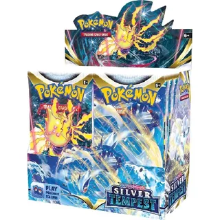 Nintendo Pokémon Sword and Shield Silver Tempest - Booster Display (36 Booster) - englisch