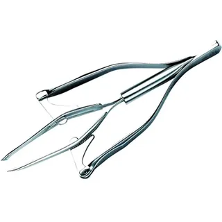 Pfeilring Solingen Automatikpinzette schräg 10 cm rostfrei