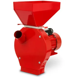 Eberth Getreidemühle 1100 Watt Elektromotor, Durchsatzmenge 240 kg/h, Schrotmühle Getreidemahlmaschine Elektrisch, 1100W 230V