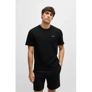 Boss Waffle 10269584 Kurzarm-pyjama-t-shirt - Black - XL