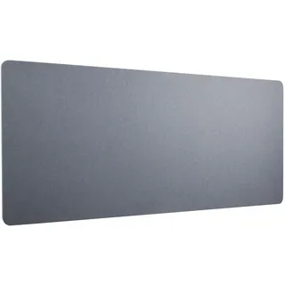 Ricoo Akustik Trennwand für Schreibtisch 160 x 80 x 2,3 cm Sichtschutz ZAP1680-G Filz Grau Büro Home Office Pinnwand Schallschutz Raumtrenner Tischtrennwand mit Klemmen Schalldämmung