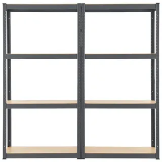 2er Set 160 x 80 x 40 cm - Grau