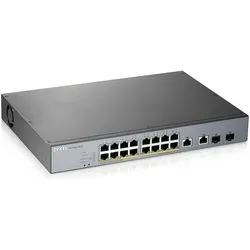 Zyxel GS1350-18HP managed PoE+ (18 Ports), Netzwerk Switch, Grau