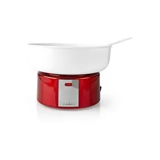 Nedis Zuckerwattemaschine 500 W Retro-Rot/Weiß