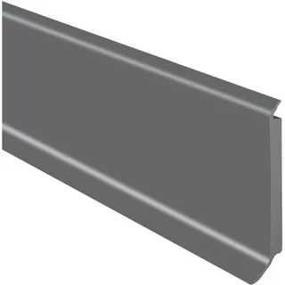 Logoclic Sockelleiste Hartschaumkern Grau 60 mm x 15 mm x 2500 mm
