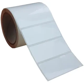 2000 Stück Haftetiketten mit Anfasslasche 100 x 40 mm