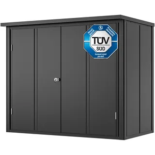 gfp garten- & freizeitprofi Geräteschrank 1,56 x 0,84 m Anthrazit