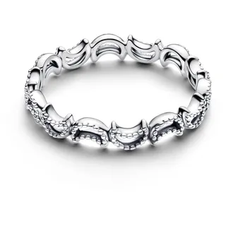 Pandora 194258C00 Damenring Halbmond Silber, 58/18,5