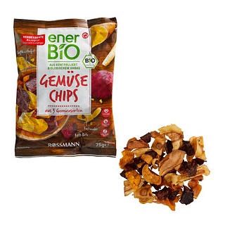 ROSSMANN enerBiO Bio Gemüse Chips 75,0 g
