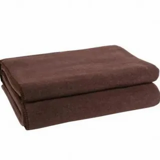 Soft-Fleece Decke 160 x 200 cm dark brown