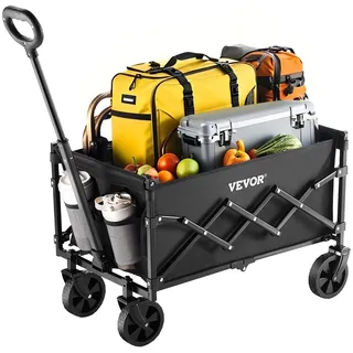 Vevor Bollerwagen Transportwagen Handwagen Strandwagen faltbar 102kg 66x45x46cm