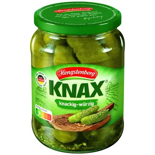 Hengstenberg Gewürzgurken Knax knackig & würzig (670 g)