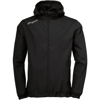 Uhlsport Essential Regenjacke, Schwarz/Weiß, 128