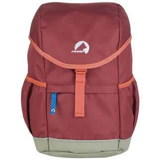 Finkid Reppu Kinder Outdoor Rucksack - Beet Red/Chili - Schwarz